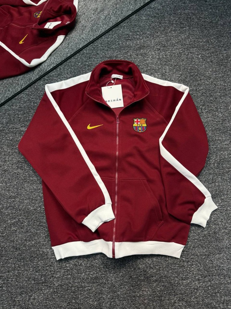 Бордовая куртка FC Barcelona Nike